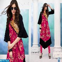 S more Twister Wholesale ready made linen Satin kurtis